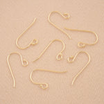 18ct Yellow Gold - Ball Tip Ear Hooks