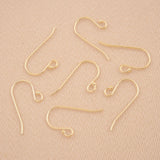 18ct Yellow Gold - Ball Tip Ear Hooks