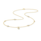 9ct Yellow Gold | 0.9ct GH/SI - Clover Diamond Necklace