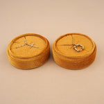 Golden Honey - Round Necklace Box