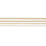 9ct Yellow Gold - Curb - Chain Roll