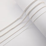 925 Sterling Silver - Curb - Chain Extender