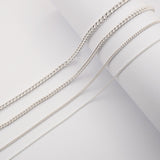 925 Sterling Silver - Curb - Chain Extender