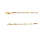 14ct Gold Filled - Mini Paperclip - Bracelet Chain