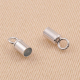 925 Sterling Silver - Tube End Cap