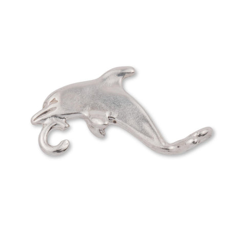 925 Sterling Silver - Dolphin Connector Charm