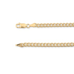 9ct Yellow Gold - Curb - Chain Extender