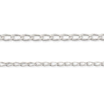 925 Sterling Silver - Long Curb - Bracelet Chain