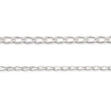 925 Sterling Silver - Long Curb - Bracelet Chain