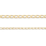 9ct Yellow Gold - Long Curb - Chain Extender