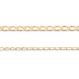 9ct Yellow Gold - Long Curb - Chain Extender