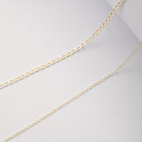 9ct Yellow Gold - Long Curb - Chain Extender