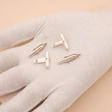 925 Sterling Silver - Bullet Cufflink Backs