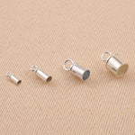 925 Sterling Silver - Tube End Cap