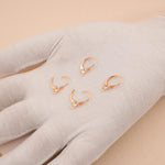 18ct Rose Gold - Victorian Continental Clips