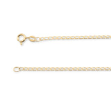 9ct Yellow Gold - Long Curb - Chain Extender