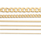 9ct Yellow Gold - Cuban Link - Chain Extender