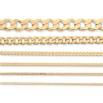 9ct Yellow Gold - Cuban Link - Necklace Chain