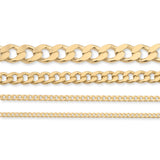 18ct Yellow Gold - Cuban Link - Chain Roll