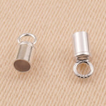 925 Sterling Silver - Tube End Cap