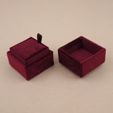 Maroon - Square Necklace Box