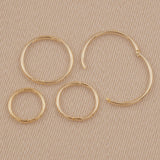 9ct Yellow Gold - Sleeper Earrings