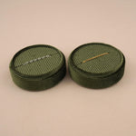 Olive Green - Round Earring Box