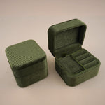 Olive Green - Jewellery Travel Box