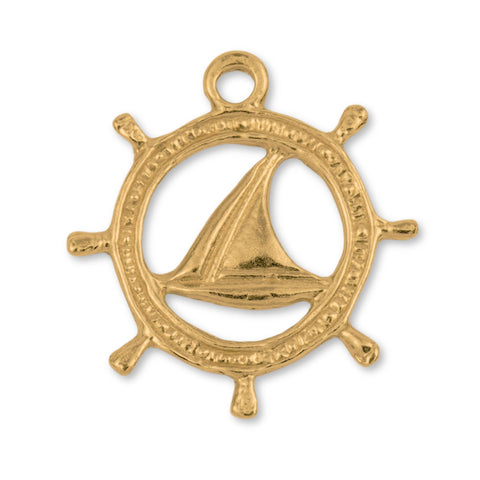 24ct Pure Gold - Sailing Sigil Charm