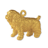 24ct Pure Gold - Curly Cocker Spaniel Dog Charm