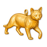 24ct Pure Gold - Bengal Cat Charm