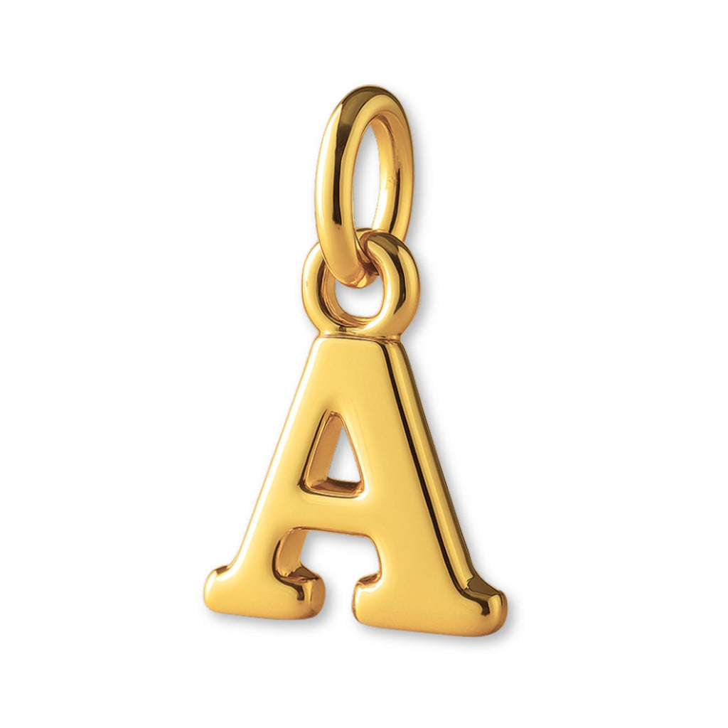14ct Gold Plated - Petite Letter Charm