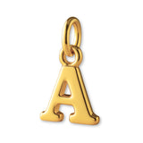14ct Gold Plated - Petite Letter Charm