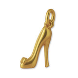 24ct Pure Gold - Bow Toe Stiletto Charm