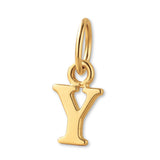 14ct Gold Plated - Petite Letter Charm