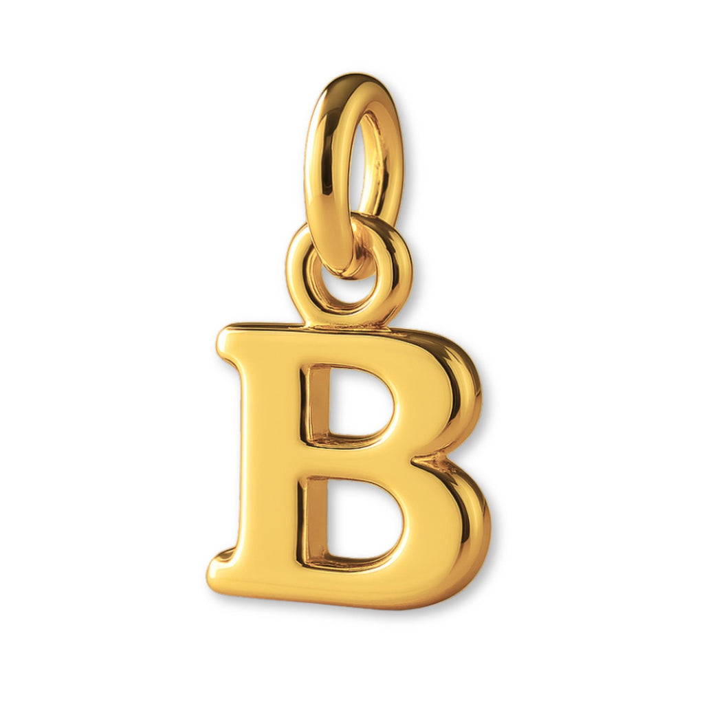 14ct Gold Plated - Petite Letter Charm