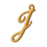 24ct Pure Gold - Cursive Letter Charm