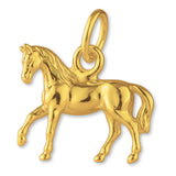 24ct Pure Gold - Prancing Arabian Horse Charm