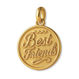 24ct Pure Gold - Ornate Best Friends Amulet Charm