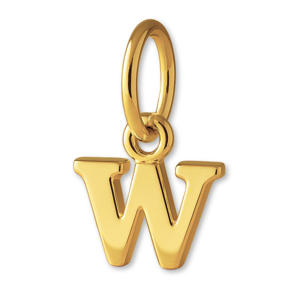 14ct Gold Plated - Petite Letter Charm