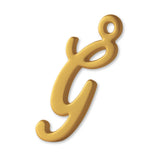 24ct Pure Gold - Cursive Letter Charm