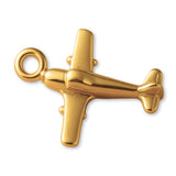 24ct Pure Gold - Light Plane Charm