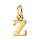 14ct Gold Plated - Petite Letter Charm