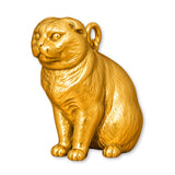 24ct Pure Gold -Scottish Fold Cat Charm
