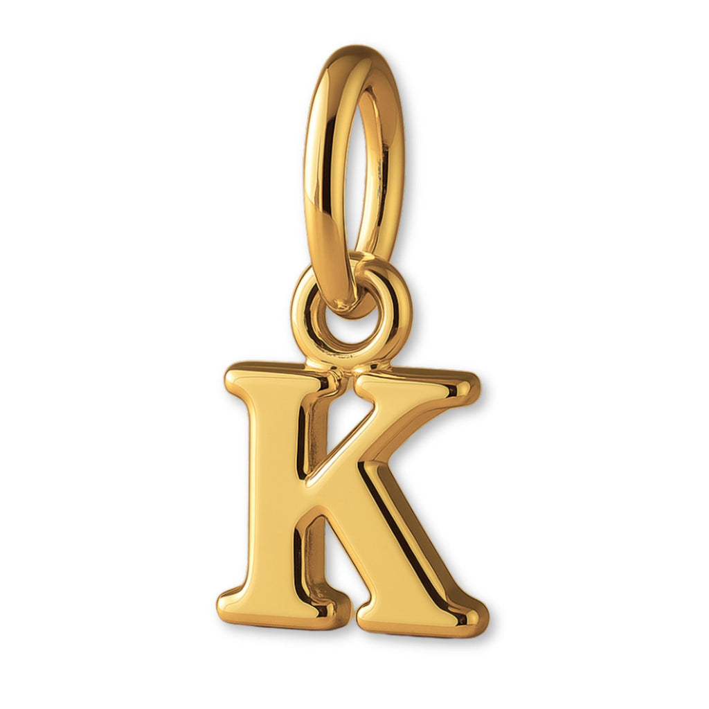 14ct Gold Plated - Petite Letter Charm