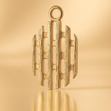 24ct Pure Gold - Openwork Grille Totem Charm