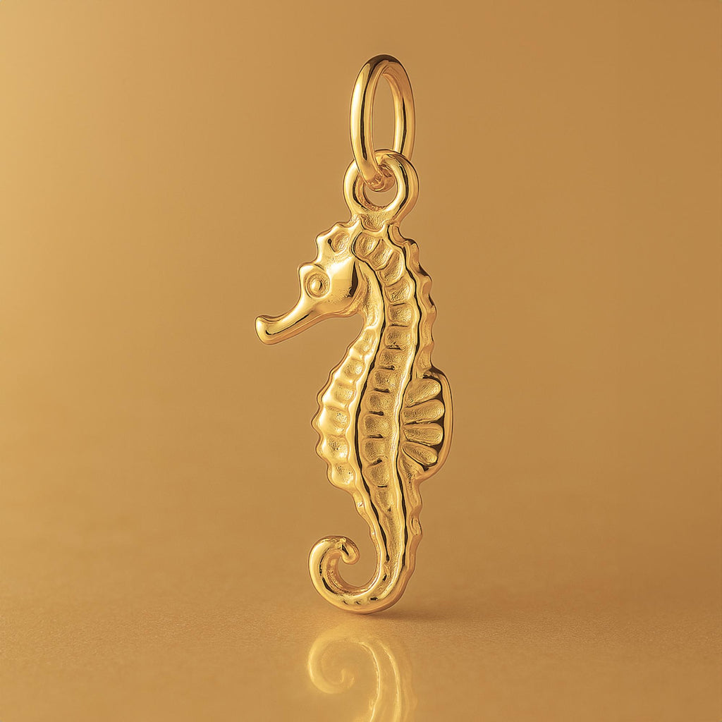 24ct Pure Gold - Classic Seahorse Charm