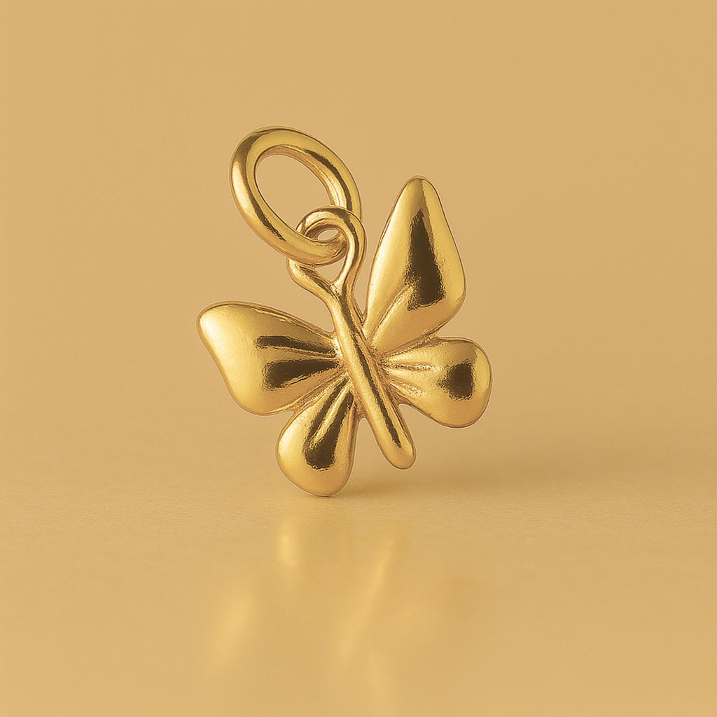 24ct Pure Gold - Garden Butterfly Charm
