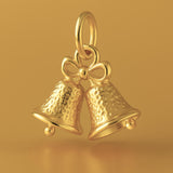 24ct Pure Gold - Christmas Jingle Bells Charm