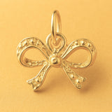 24ct Pure Gold - Sculpted Ribbon Bow Charm